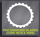 A. Pro Diamond Blades, Core Bits & Wire
